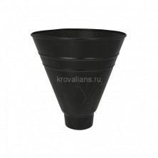 AS PU MATT 125/90 Воронка водосборная круглая, 1 шт/уп., RR-33 Matt