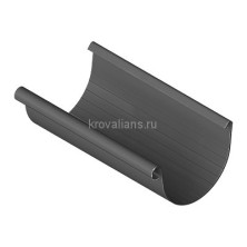 ЭЛИТ Желоб 3м, графит, 6шт/уп