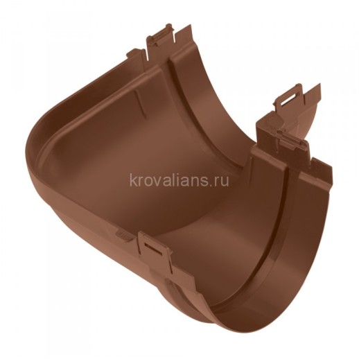 СТАНДАРТ Угол желоба 90°, коричневый