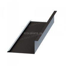 МеталлПрофиль Планка примыкания нижняя 250х122х2000 (PURETAN-20-RR32-0.5) /1 шт/