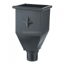 AS PU MATT 125/90 Воронка водосборная удлиненная, 1 шт/уп., RR-23 Matt