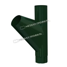 МП 125/100 Foramina PUR Тройник трубы RAL 6005, зеленый 8шт/упак