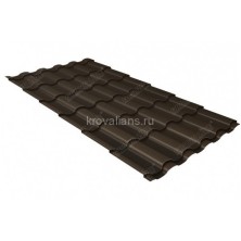 Металлочерепица Grand Line (Гранд Лайн) кредо 0,5 Satin Мatt RAL 8017 /1 кв.м./