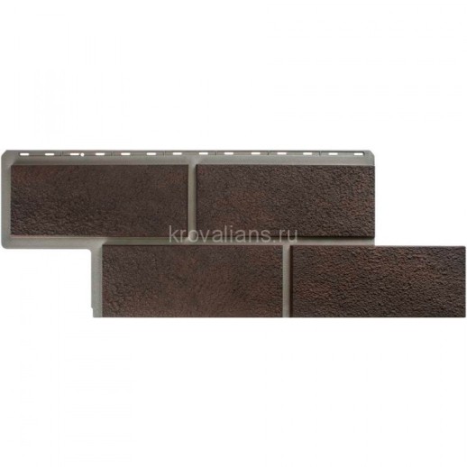 Панель камень Неаполитанский коричневый, 1,25х0,45м
