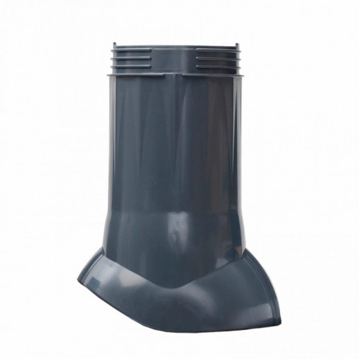 Gervent (Гервент) Вентиляционный выход неизолированный, 160 Н=350мм, (серый графит) RAL 7024 Static