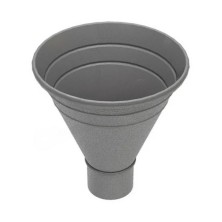 Воронка водосборная МЕТАЛЛ ПРОФИЛЬ Foramina Freeze 125/100 Grey