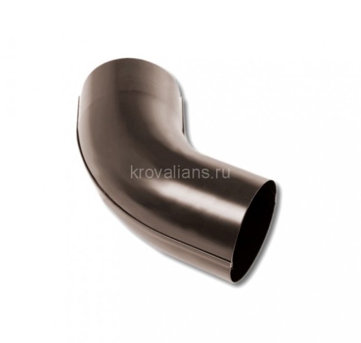 МП 125/100 Foramina PUR Колено трубы RAL 8017, коричневый (10шт/уп)