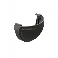 Docke LUX 140/100 мм Заглушка Графит, 66шт/уп