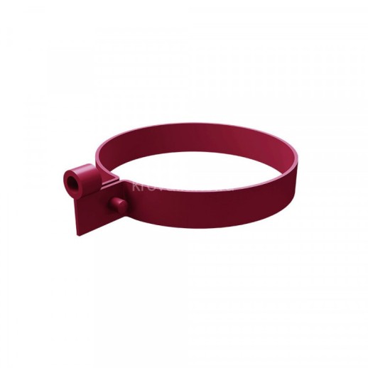 GL Standart 120/87 Хомут трубы ПВХ Grand Line бордо (RAL 3005) (144 шт./уп.)