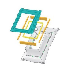 XDK Комплект Оклад ов гидро-пароизоляционный 114x140 Fakro (Факро) 1 шт