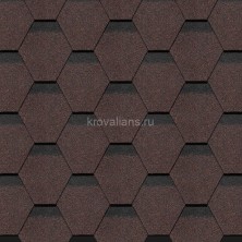 Гибкая черепица Docke PIE PREMIUM ГЕНУЯ Ежевика, 3м2