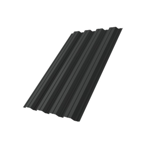Профнастил HC44R Grand Line 0,5 Rooftop Matte RAL 7016 антрацитово-серый