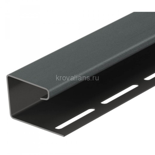 Docke J-профиль 3,00 (Графит), 30шт/уп