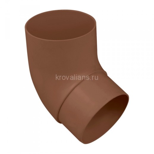 СТАНДАРТ Колено трубы 67°, коричневый