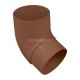 СТАНДАРТ Колено трубы 67°, коричневый