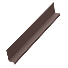 Планка примыкания бокового AQUACLICK 145х70х25х10х2000 PU Matt Rooftop Кашемир 0,5 мм Zn275 RAL8017