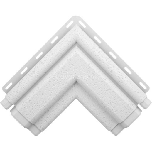 Угол наличника Классик БЕЛОСНЕЖНЫЙ (0,320м х 0,320м х 0,040м) 1,408 кв.м/уп. Альта Профиль 24шт/уп