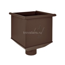 AS PU MATT 125/90 Воронка водосборная, 1 шт/уп., RAL8017 Matt