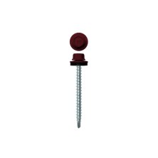 Саморез кровельный Daxmer 4,8х50 RAL 3005 (150) сверло №1