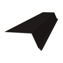 Планка капельник 100х55 0,5 Drap TX RAL 9005 черный (2м)