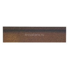 Конек/Карниз Шинглас (Shinglas) 12х0,3/20х0,25 (Коричневый) /1 уп/