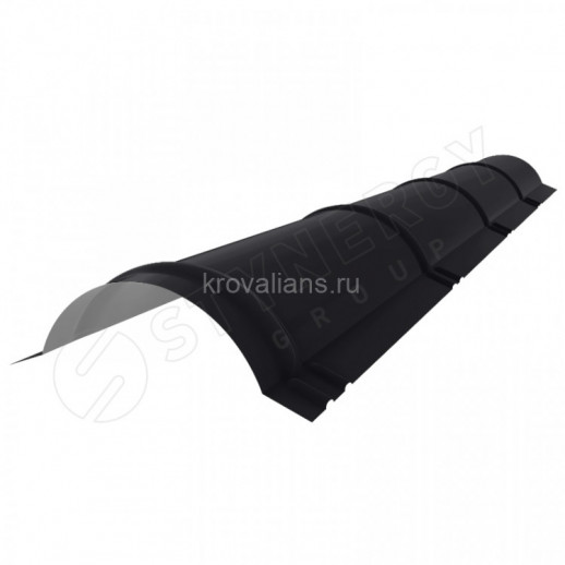 Конек полукруглый R110х2000 Stynergy (Стинержи) (CORUNDUM50-9005-0.5) /1 шт/