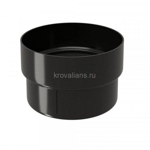 Муфта трубы соединительная ПВХ GL черная (RAL 9005)