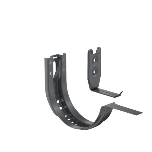 AS PUrus 150/100 Крюк желоба короткий регулируемый с компл. крепления , RAL 7024