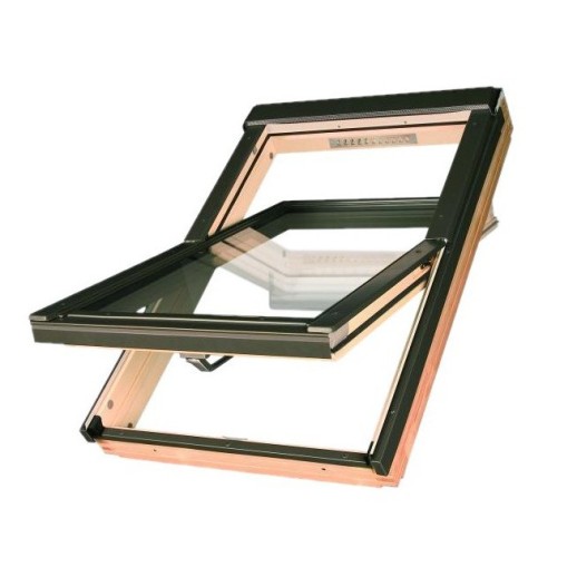 Факро FTP-V (CH) окно для крыши со среднеповоротным типом открывания, вентклапан V40 55х118