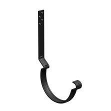 AS PUrus MATT 150/100 Крюк желоба длинный с компл. крепления (МУ), RAL 9005 Matt