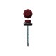 Саморез кровельный Daxmer 4,8х35 RAL 3005 (250) сверло №1
