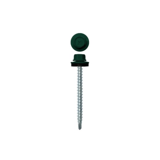 Саморез кровельный Daxmer 4,8х50 RAL 6005 (150) сверло №1