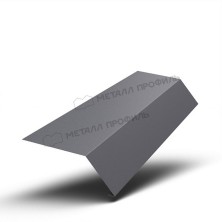 МеталлПрофиль Планка карнизная 100х69х2000 (VALORI-20-Grey-0.5) /1 шт/