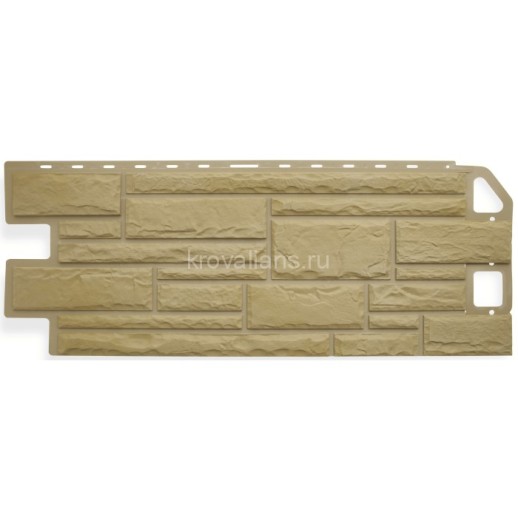Панель Природный Камень ПЕСЧАНИК (1,140м х 0,480 м х 0,019м) 4,38 кв.м/уп. Альта Профиль 10шт/уп