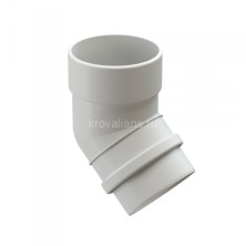 Docke LUX 140/100 мм Колено 45 Пломбир, 14шт/уп