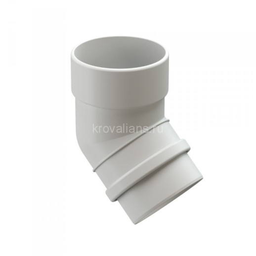 Docke LUX 140/100 мм Колено 45 Пломбир