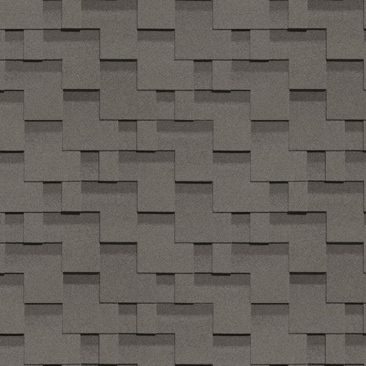 Гибкая черепица Docke PIE STANDART ТЕТРИС Серый, 3м2