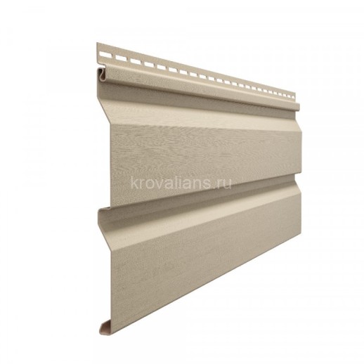 Сайдинг Docke STANDART (Дёке) Корабельный брус D4,5D (Крем-брюле) /1 шт/
