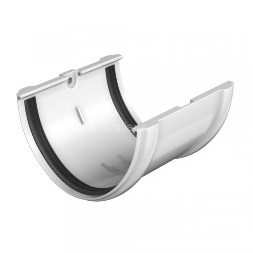 ТехноНИКОЛЬ 125/82 Соединитель желоба, белый