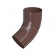 ТН Металл Стандарт 125/90 Колено 60 гр. Коричневый 8017