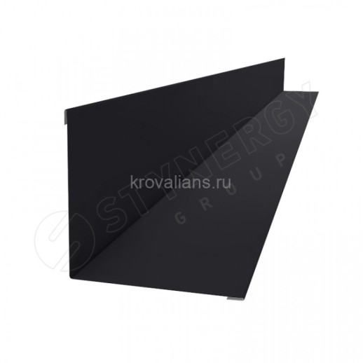 Планка для внутренних углов 110х110х2000 Stynergy (Стинержи) (CORUNDUM50-9005-0.5) /1 шт/