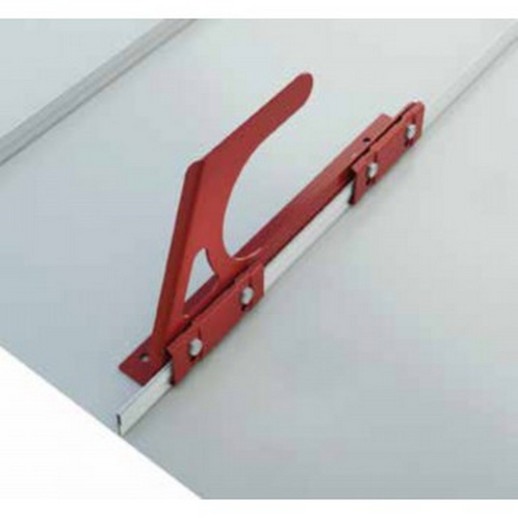 Крюк безопасности BORGE, для фальцевой кровли, 3005 ( вишня)