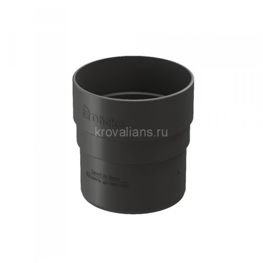 Docke STANDART Муфта соединительная Серый (RAL 7024) 90 шт./уп.