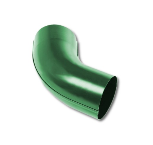 Колено трубы Металл Профиль Престиж 125/100 ral 6005  1 шт