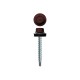 Саморез кровельный Daxmer 4,8х35 RAL 3009 (250) сверло №1