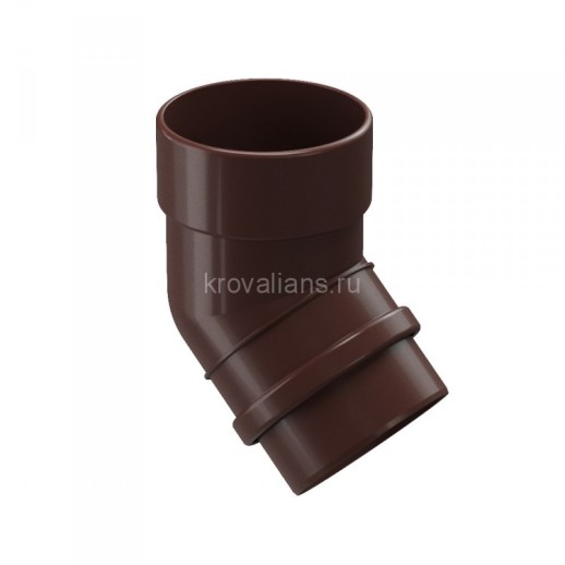 Docke LUX 140/100 мм Колено 45 Шоколад