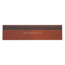 Шинглас Конек/Карниз 12х0,3/20х0,25 КРАСНЫЙ