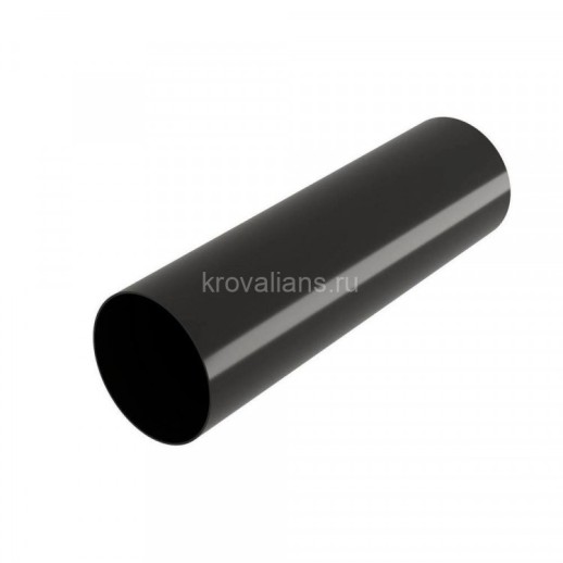 Труба ПВХ GL 3м черная (RAL 9005)