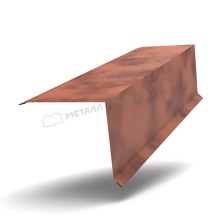 МеталлПрофиль Планка торцевая 95х120х2000 (CLOUDY-02-Anticato-0.5) /1 шт/