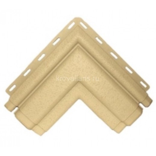Угол наличника Классик ПЕСЧАНЫЙ (0,279м х 0,279м х 0,040м) 1,408 кв.м/уп. Альта Профиль 24шт